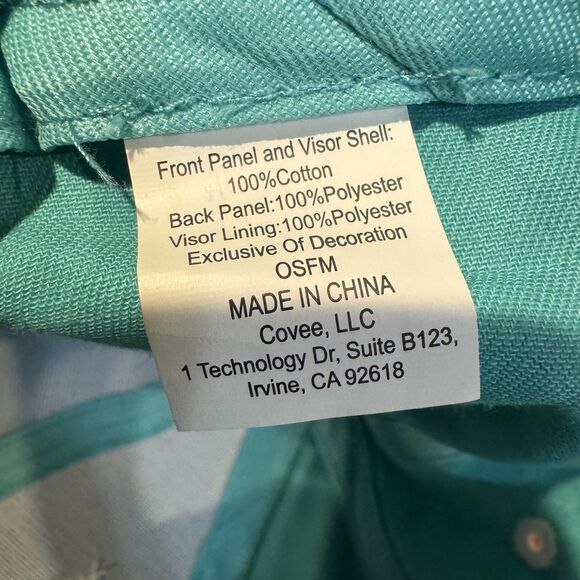 TSC Tractor Supply Co Hat Cap Aqua Blue Adjustable Strapback Farm & Ranch Supply - Picture 7 of 7